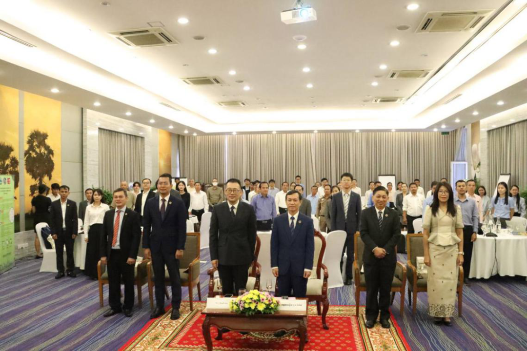 驻柬使馆出席柬环境部澜湄项目启动仪式