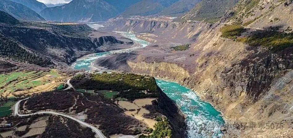 雅鲁藏布江地图走向