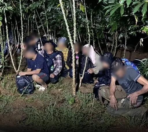 19名泰缅籍人员偷渡柬埔寨被抓